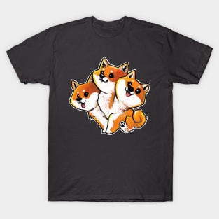 Shiba cerberus T-Shirt